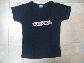 Exploited, čierne dámske tričko 100%bavlna  